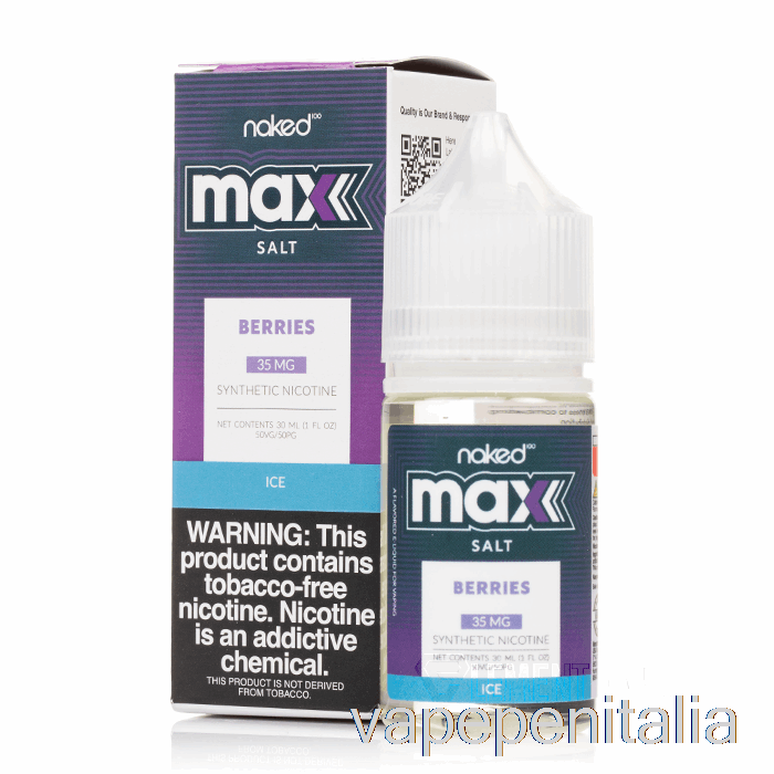 Bacchette Di Ghiaccio Con Penna Vape - Sale Nudo Max - 30 Ml 50 Mg